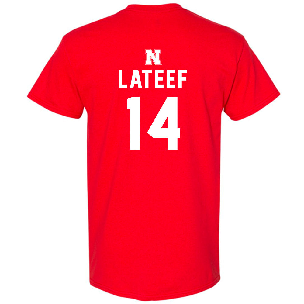 Nebraska - NCAA Football : TJ Lateef - Replica Shersey T-Shirt-1