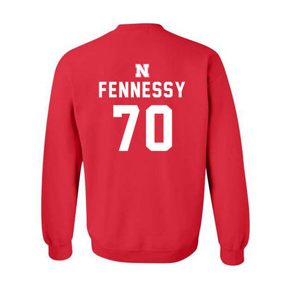 Nebraska - NCAA Football : Nolan Fennessy - Crewneck Sweatshirt
