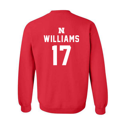 Nebraska - NCAA Women's Volleyball : Keoni Williams - Replica Shersey Crewneck Sweatshirt-1