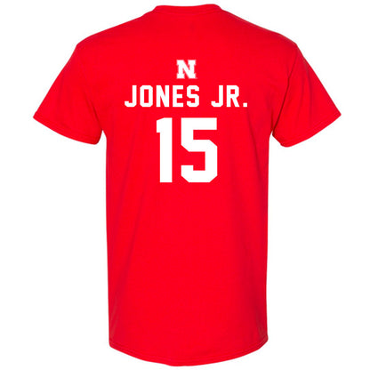 Nebraska - NCAA Football : Anthony Jones Jr. - Replica Shersey T-Shirt-1