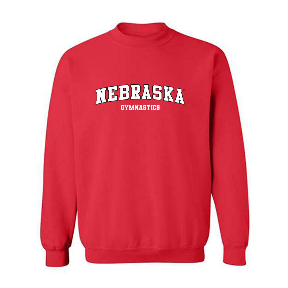 Nebraska - NCAA Women's Gymnastics : Olivia Burns - Replica Shersey Crewneck Sweatshirt-0