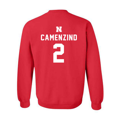 Nebraska - NCAA Softball : Lauren Camenzind - Replica Shersey Crewneck Sweatshirt-1