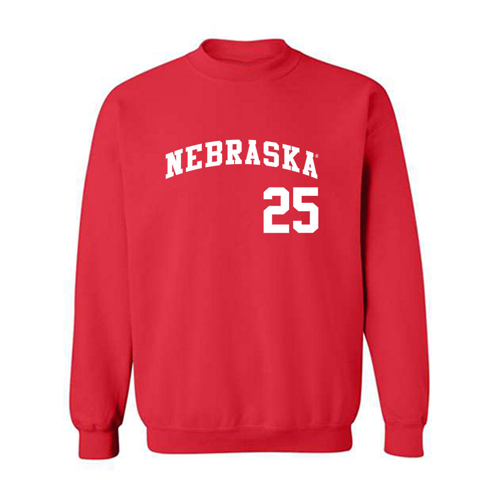 Nebraska - NCAA Softball : Jesse Farrell - Replica Shersey Crewneck Sweatshirt-0