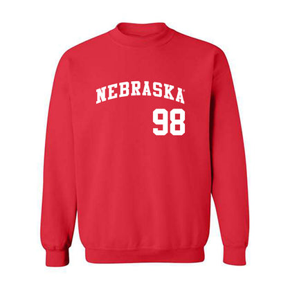 Nebraska - NCAA Softball : Jordyn Frahm - Replica Shersey Crewneck Sweatshirt-0