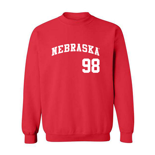 Nebraska - NCAA Softball : Jordyn Frahm - Replica Shersey Crewneck Sweatshirt-0