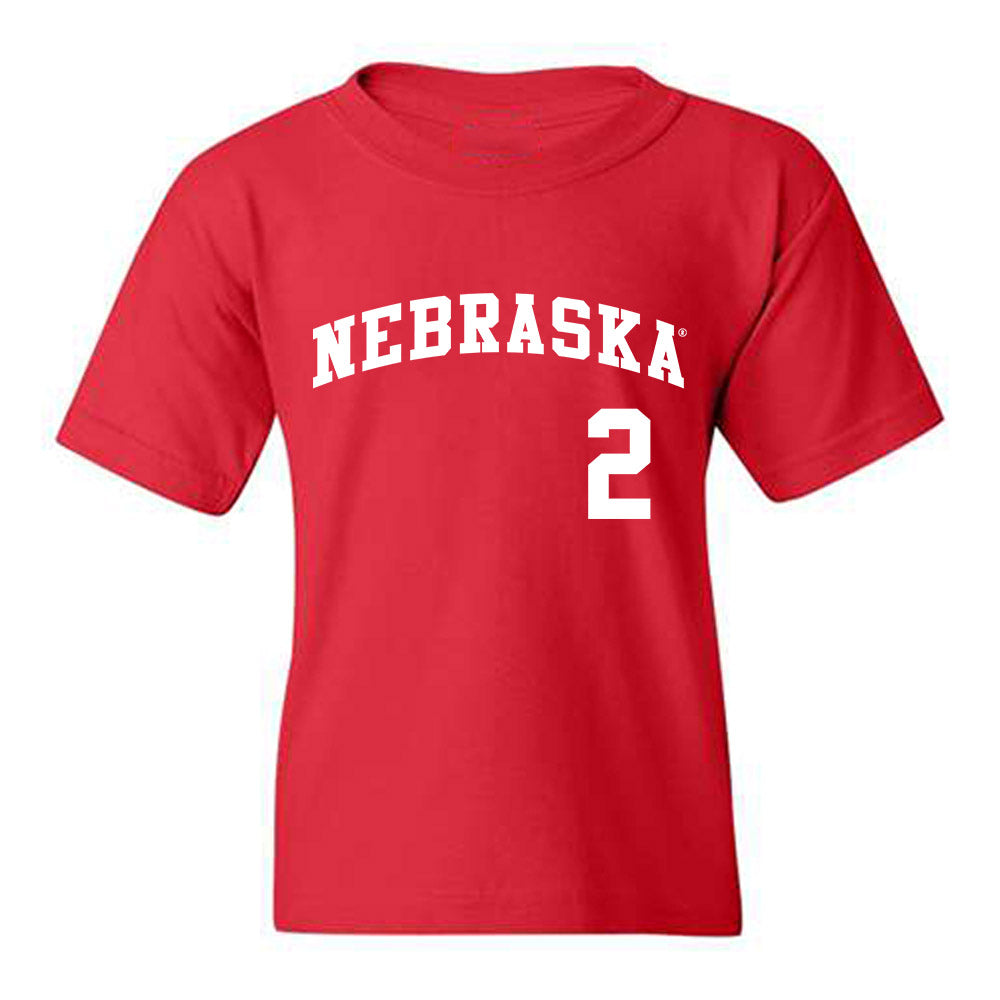Nebraska - NCAA Softball : Lauren Camenzind - Replica Shersey Youth T-Shirt-0