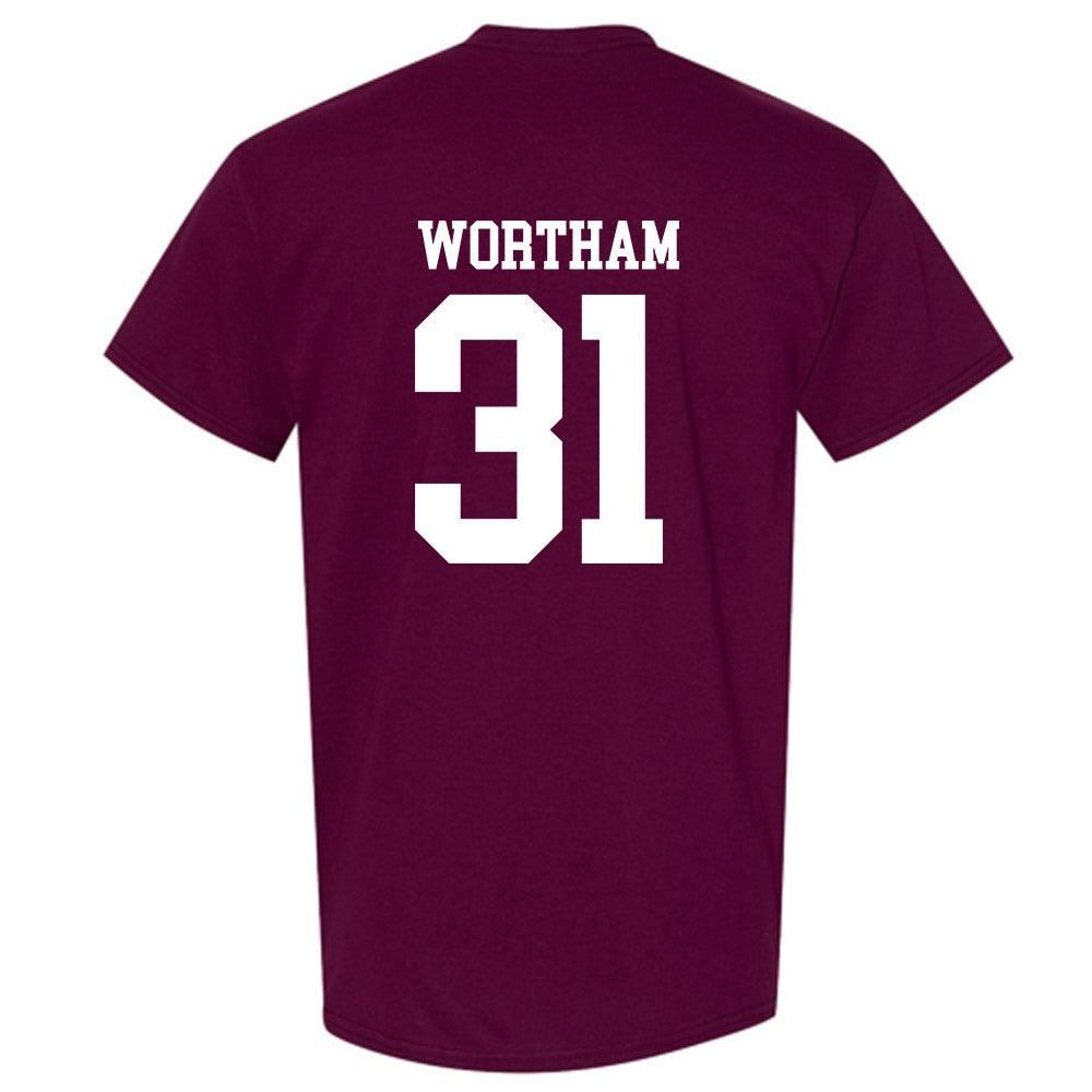 Mississippi State - NCAA Baseball : Charlie Wortham - Classic Shersey T-Shirt-1