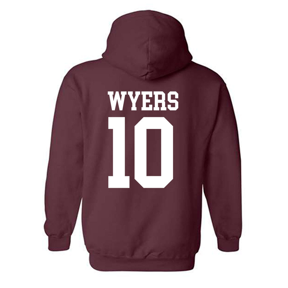 Mississippi State - NCAA Baseball : Drew Wyers - Classic Shersey Hooded Sweatshirt-1
