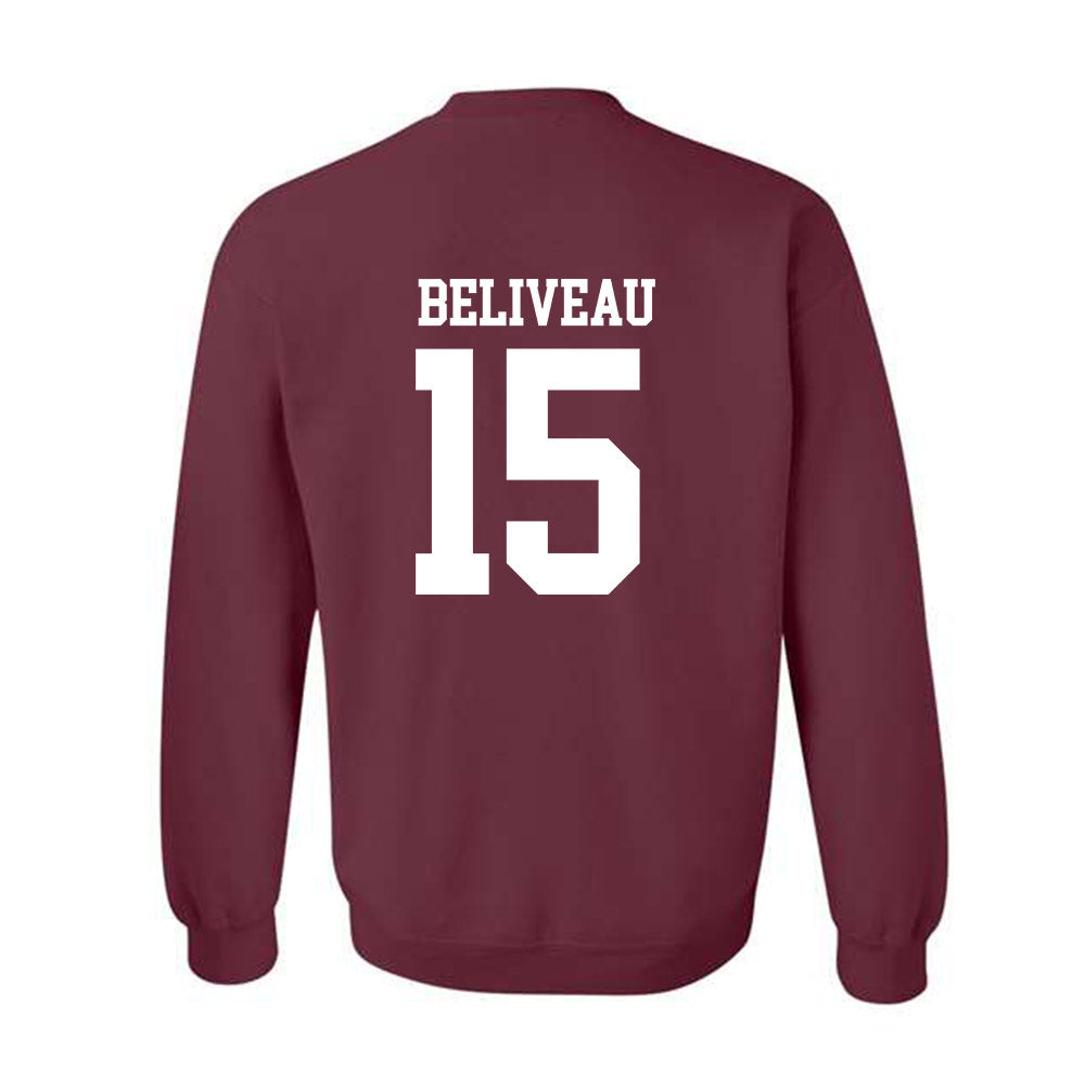 Mississippi State - NCAA Baseball : Tanner Beliveau - Classic Shersey Crewneck Sweatshirt-1