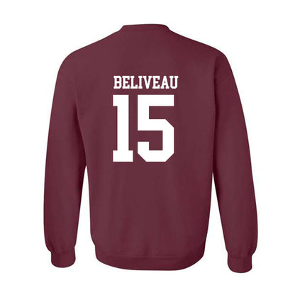 Mississippi State - NCAA Baseball : Tanner Beliveau - Classic Shersey Crewneck Sweatshirt-1