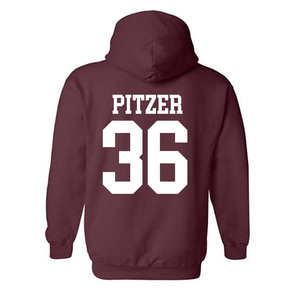 Mississippi State - NCAA Baseball : Tyler Pitzer - Classic Shersey Hooded Sweatshirt-1