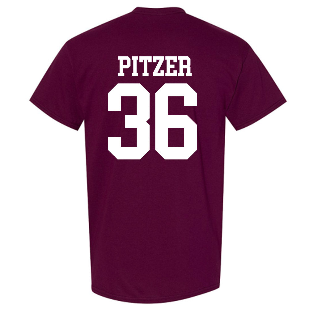 Mississippi State - NCAA Baseball : Tyler Pitzer - Classic Shersey T-Shirt-1