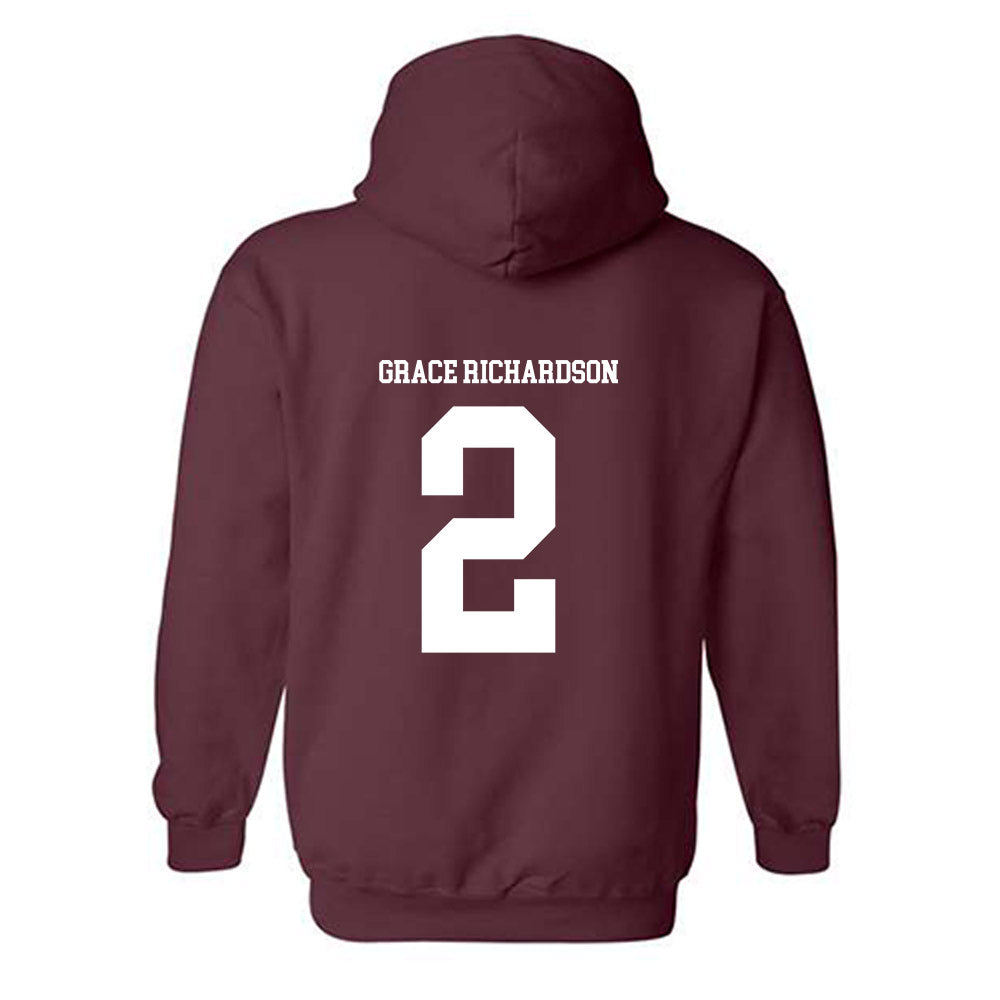 Mississippi State - NCAA Softball : Abby Grace Richardson - Classic Shersey Hooded Sweatshirt-1