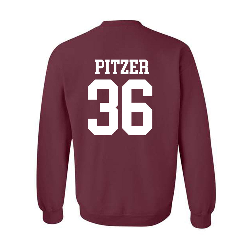Mississippi State - NCAA Baseball : Tyler Pitzer - Classic Shersey Crewneck Sweatshirt-1