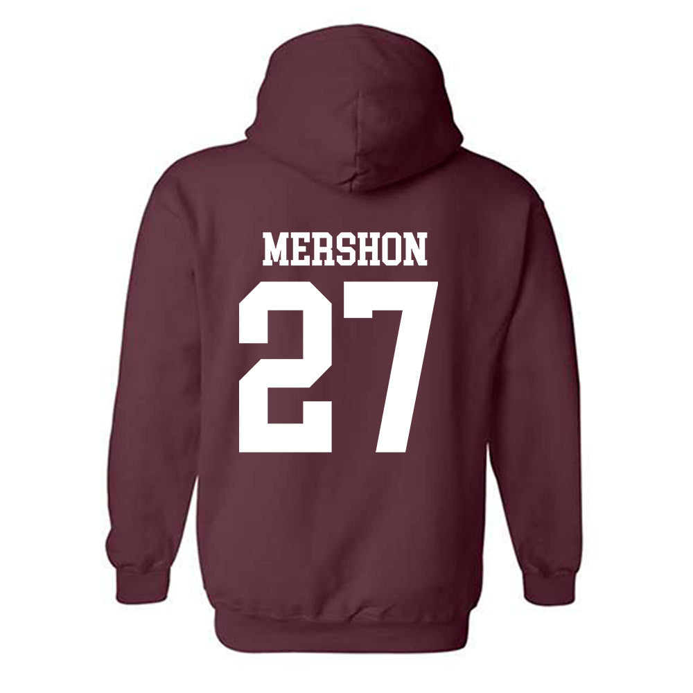 Mississippi State - NCAA Baseball : Peter Mershon - Classic Shersey Hooded Sweatshirt-1