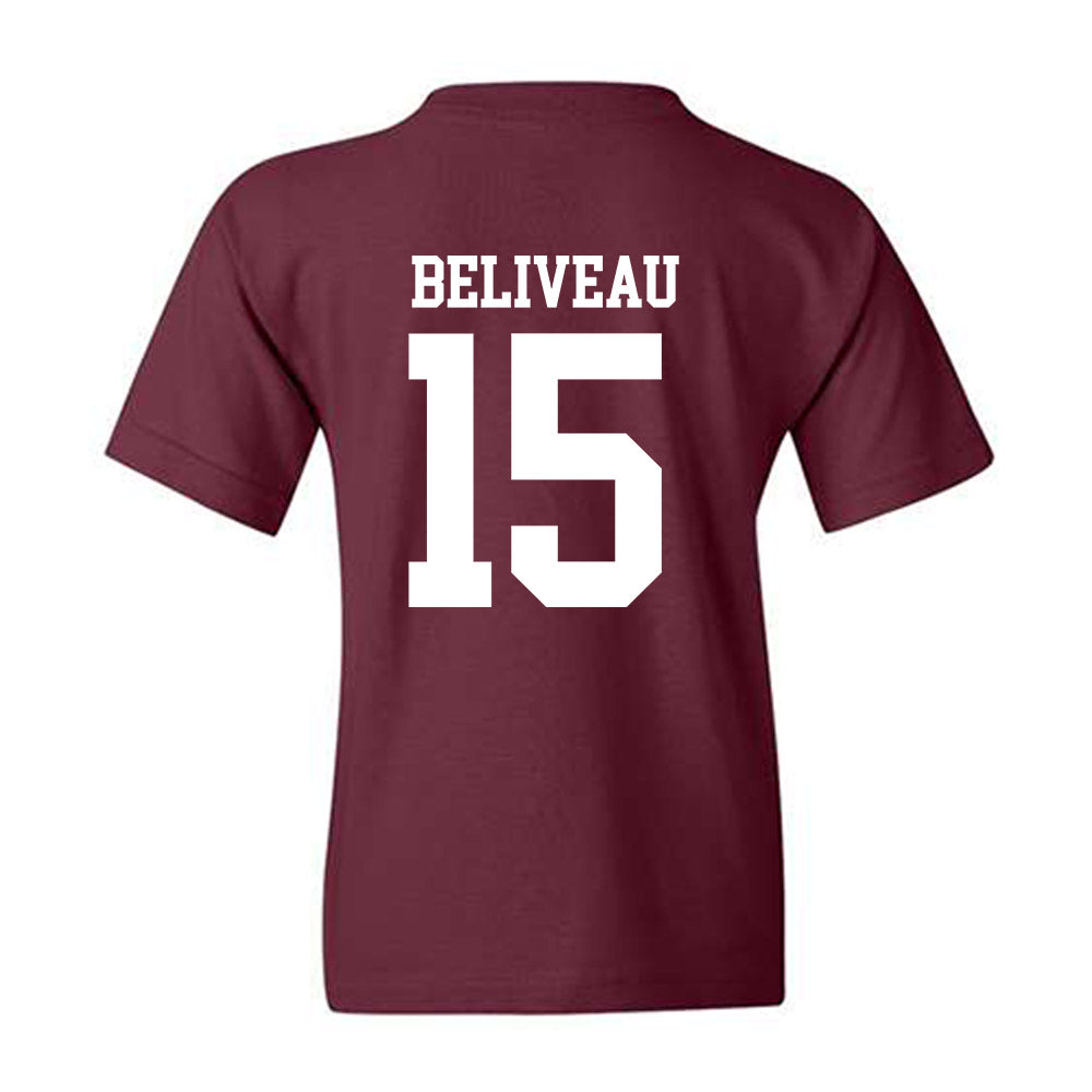 Mississippi State - NCAA Baseball : Tanner Beliveau - Classic Shersey Youth T-Shirt-1