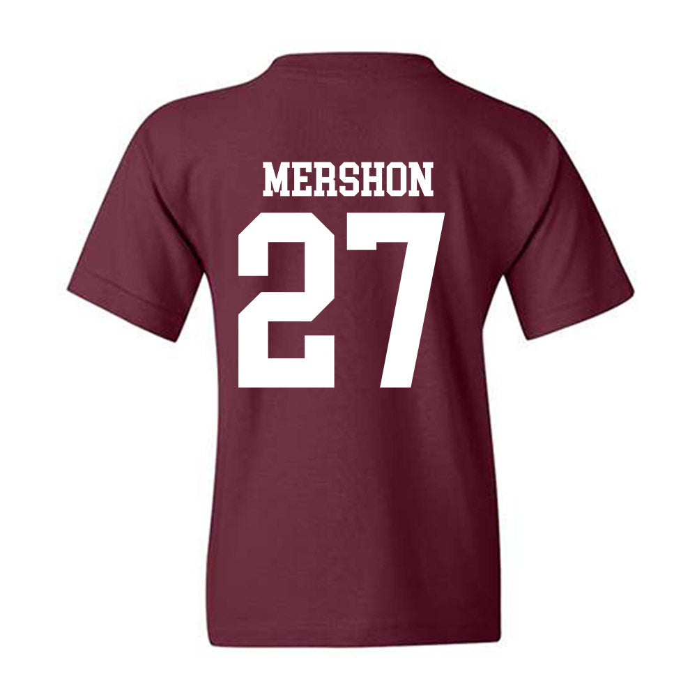 Mississippi State - NCAA Baseball : Peter Mershon - Classic Shersey Youth T-Shirt-1