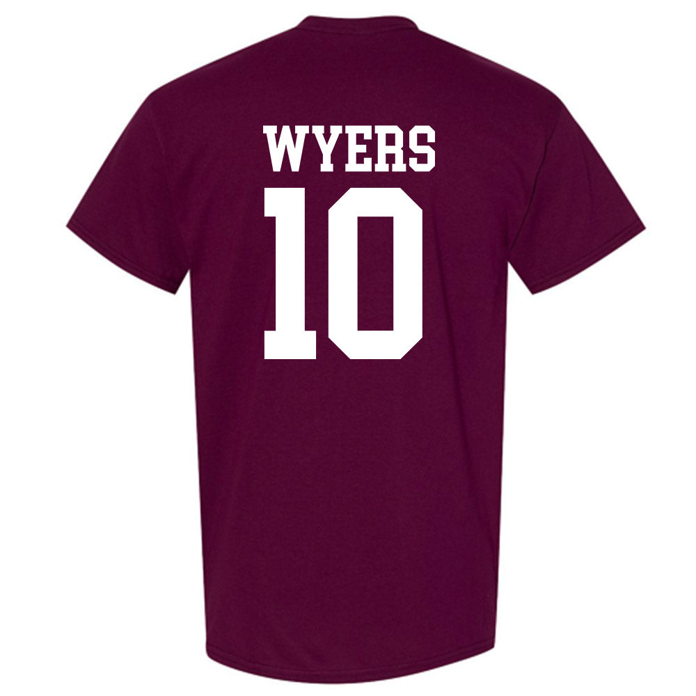 Mississippi State - NCAA Baseball : Drew Wyers - Classic Shersey T-Shirt-1