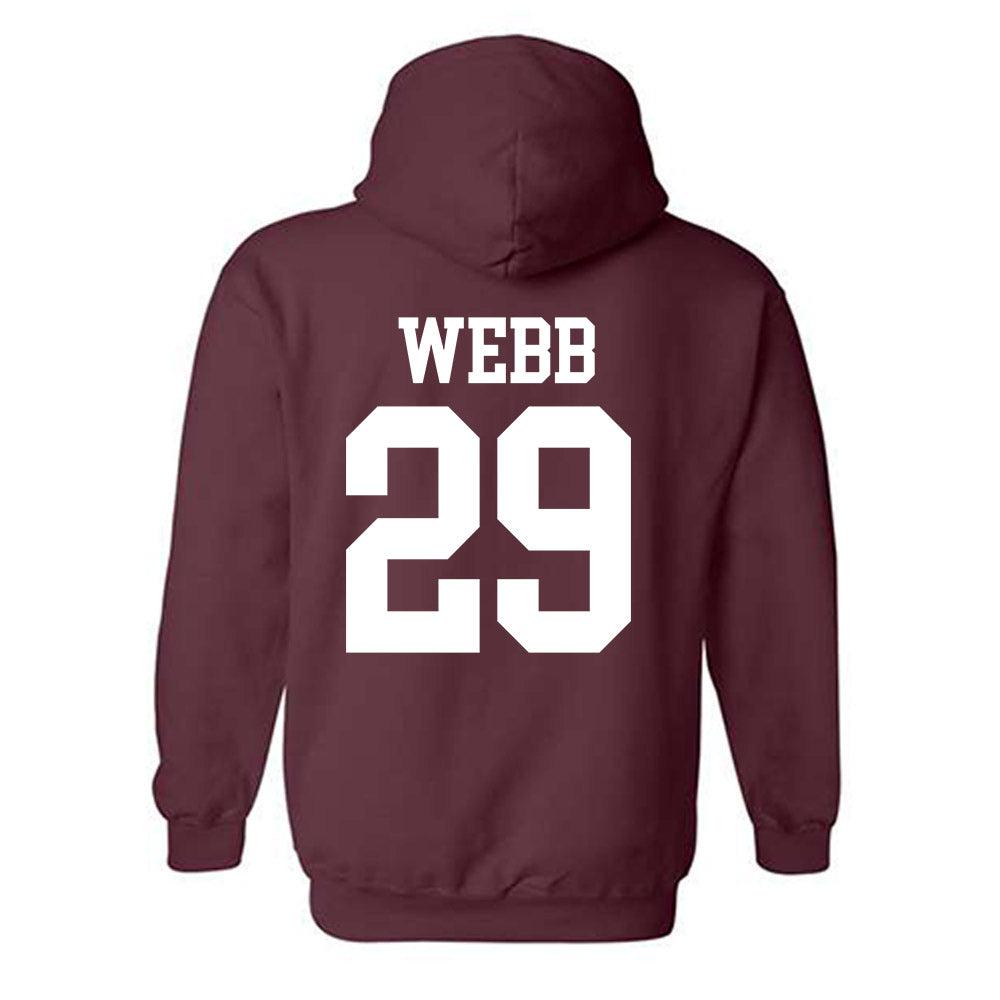 Mississippi State - NCAA Baseball : Maddox Webb - Classic Shersey Hooded Sweatshirt-1