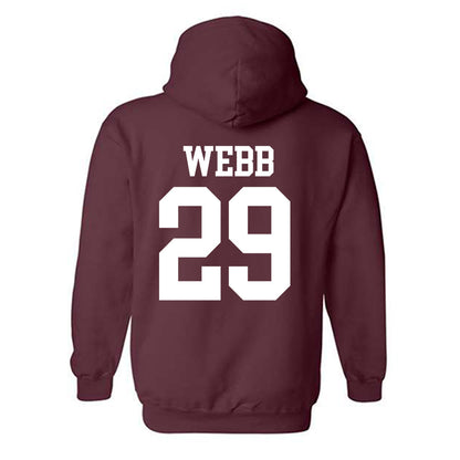 Mississippi State - NCAA Baseball : Maddox Webb - Classic Shersey Hooded Sweatshirt-1