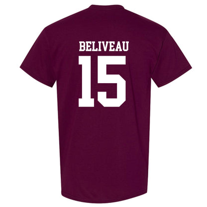 Mississippi State - NCAA Baseball : Tanner Beliveau - Classic Shersey T-Shirt-1