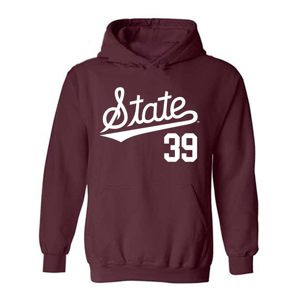 Mississippi State - NCAA Baseball : Patrick Spencer - Classic Shersey Hooded Sweatshirt-0