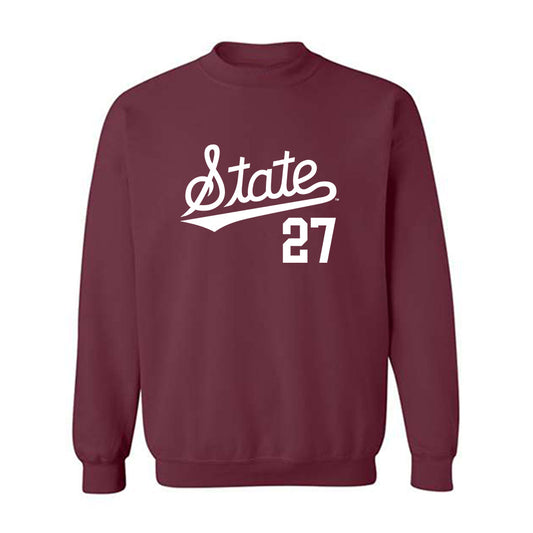 Mississippi State - NCAA Baseball : Peter Mershon - Classic Shersey Crewneck Sweatshirt-0