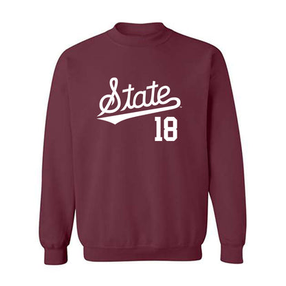 Mississippi State - NCAA Baseball : Noah Sullivan - Classic Shersey Crewneck Sweatshirt-0
