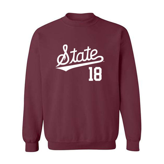 Mississippi State - NCAA Baseball : Noah Sullivan - Classic Shersey Crewneck Sweatshirt-0