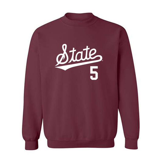 Mississippi State - NCAA Baseball : Aidan Teel - Classic Shersey Crewneck Sweatshirt-0