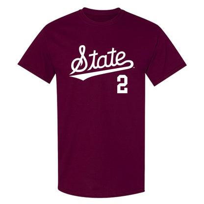 Mississippi State - NCAA Baseball : Jacob Parker - Classic Shersey T-Shirt-0