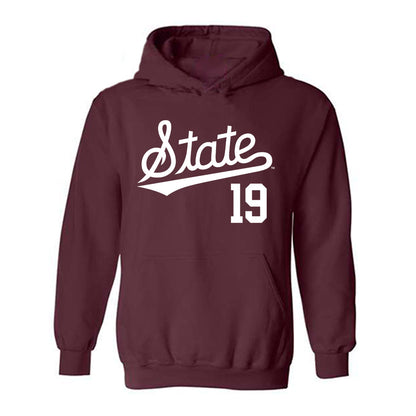 Mississippi State - NCAA Baseball : Andrew Raymond - Classic Shersey Hooded Sweatshirt-0