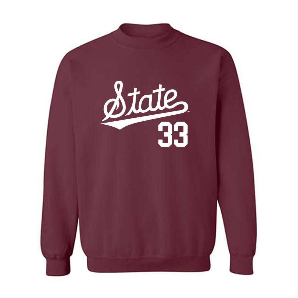 Mississippi State - NCAA Softball : Kinley Keller - Classic Shersey Crewneck Sweatshirt-0