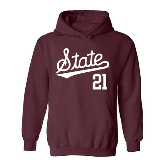 Mississippi State - NCAA Baseball : Kevin Milewski - Classic Shersey Hooded Sweatshirt-0