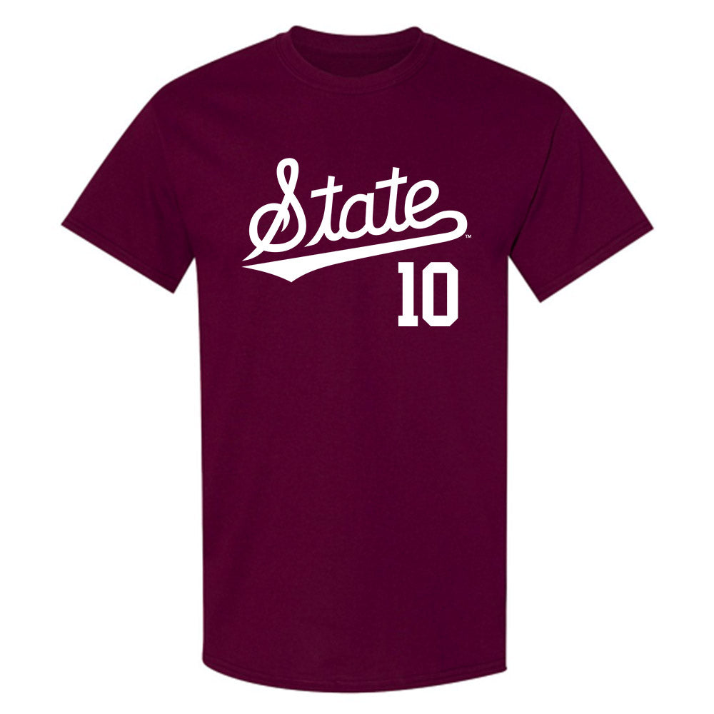 Mississippi State - NCAA Baseball : Drew Wyers - Classic Shersey T-Shirt-0