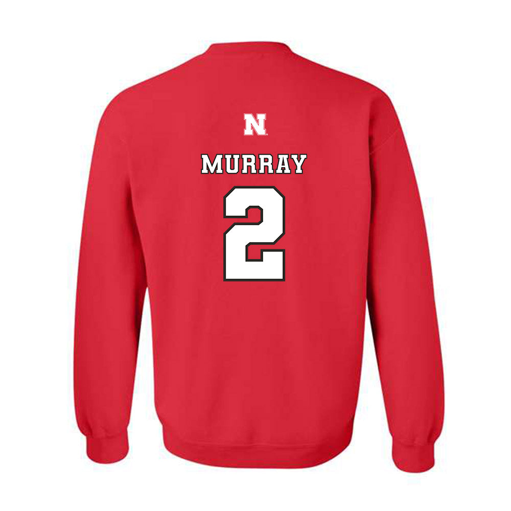 Nebraska - NCAA Women's Volleyball : Harper Murray - Replica Shersey Crewneck Sweatshirt-1