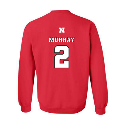 Nebraska - NCAA Women's Volleyball : Harper Murray - Replica Shersey Crewneck Sweatshirt-1