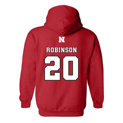 Nebraska - NCAA Women's Volleyball : Jayden Robinson - Replica Shersey Hooded Sweatshirt-1