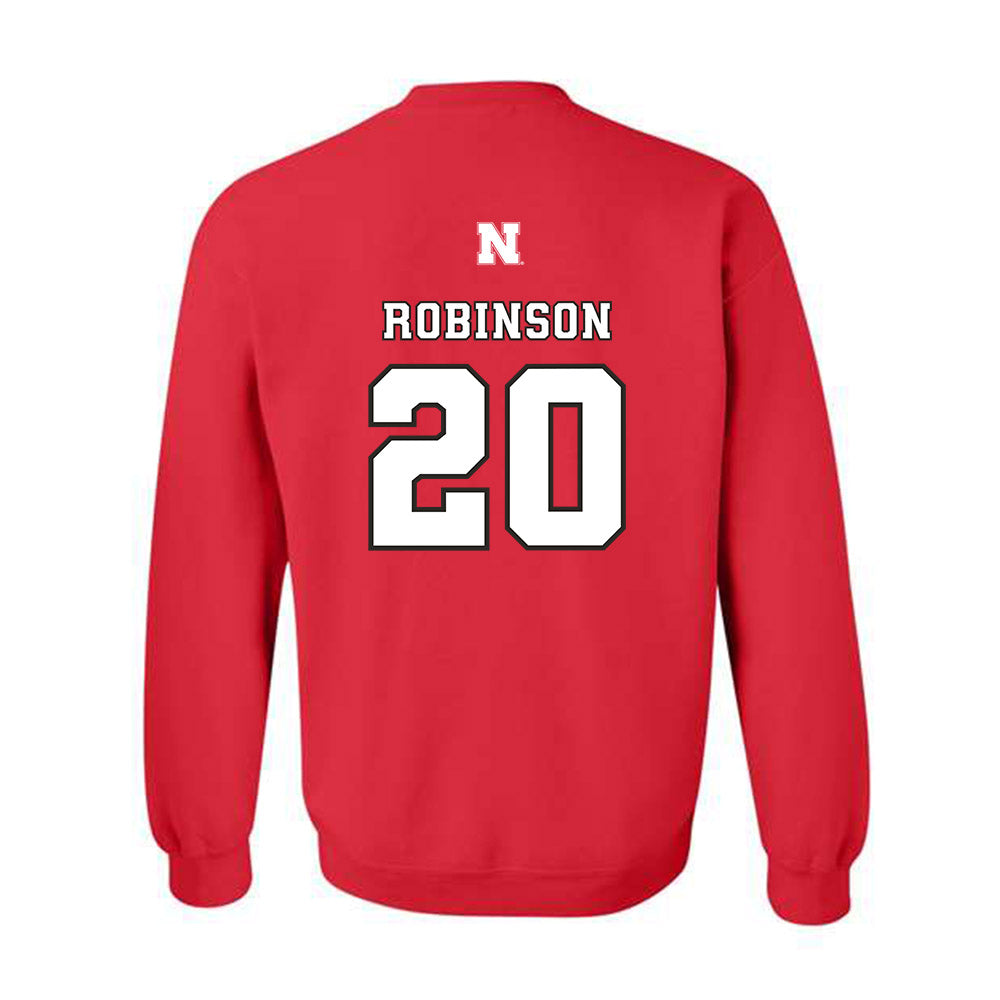 Nebraska - NCAA Women's Volleyball : Jayden Robinson - Replica Shersey Crewneck Sweatshirt-1