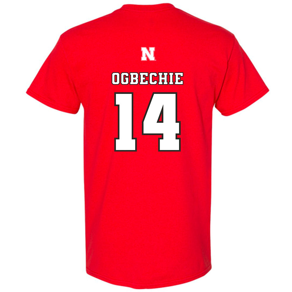 Nebraska - NCAA Women's Volleyball : Manaia Ogbechie - Replica Shersey T-Shirt-1