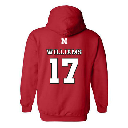 Nebraska - NCAA Women's Volleyball : Keoni Williams - Replica Shersey Hooded Sweatshirt-1