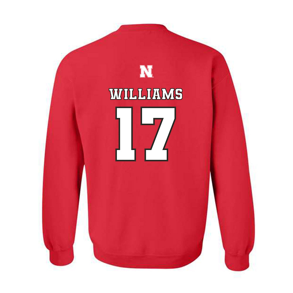 Nebraska - NCAA Women's Volleyball : Keoni Williams - Replica Shersey Crewneck Sweatshirt-1