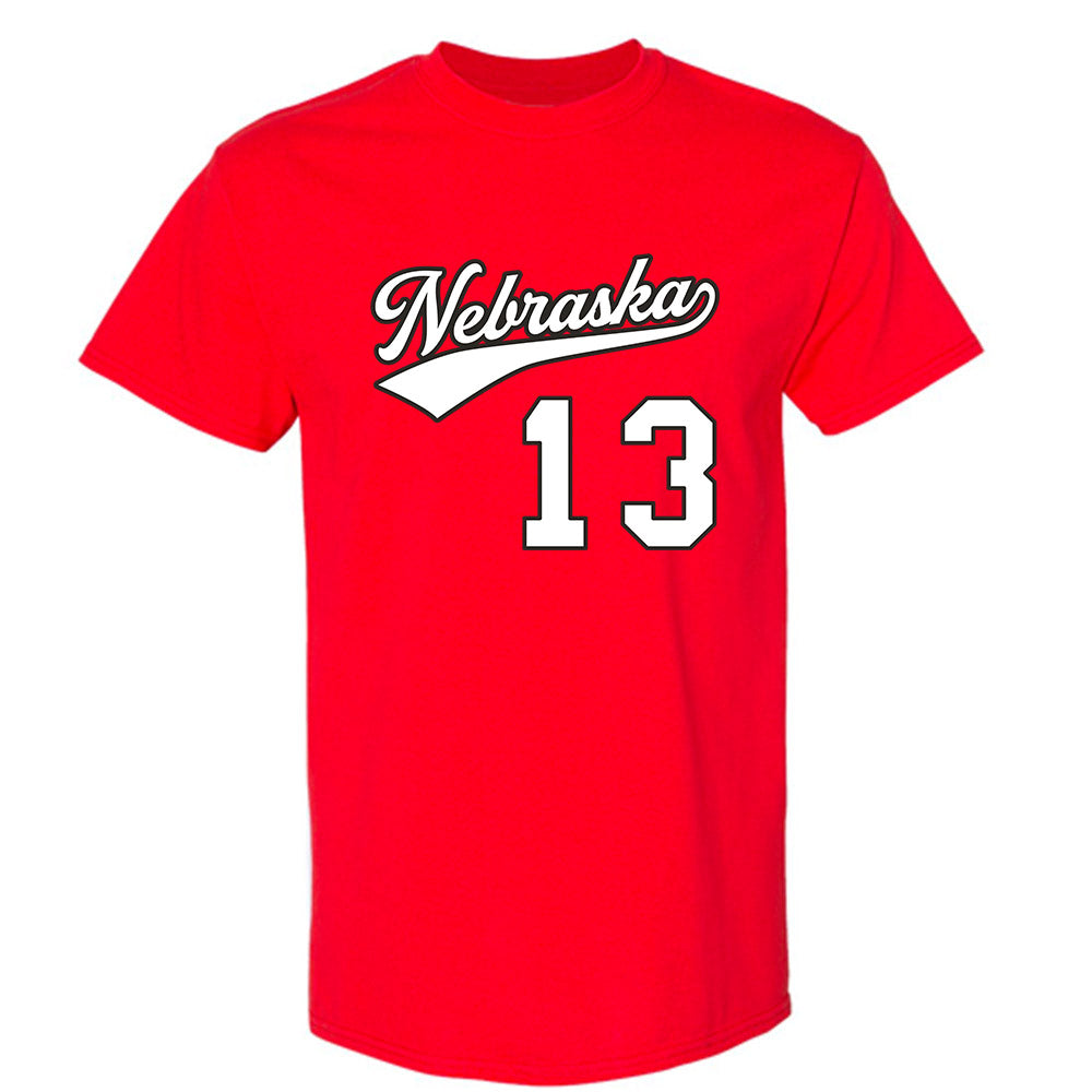 Nebraska - NCAA Women's Volleyball : Bergen Reilly - Replica Shersey T-Shirt-0