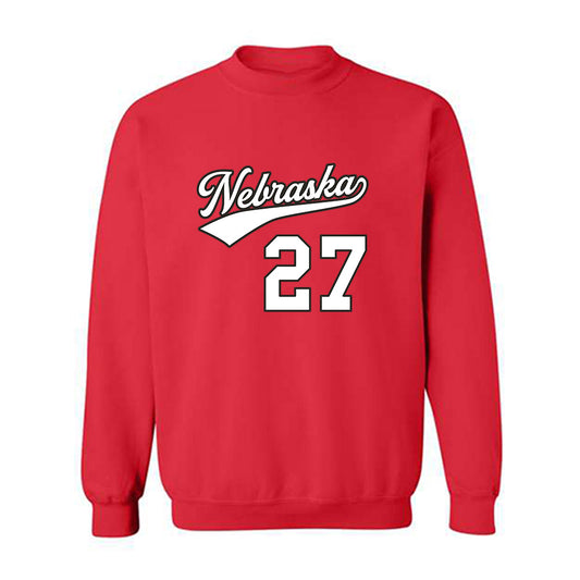 Nebraska - NCAA Women's Volleyball : Harper Murray - Replica Shersey Crewneck Sweatshirt-0