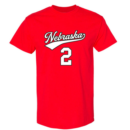 Nebraska - NCAA Women's Volleyball : Bergen Reilly - Replica Shersey T-Shirt-0