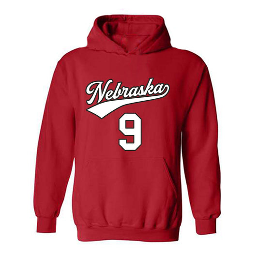 Nebraska - NCAA Women's Volleyball : Virginia Adriano - Replica Shersey Hooded Sweatshirt-0