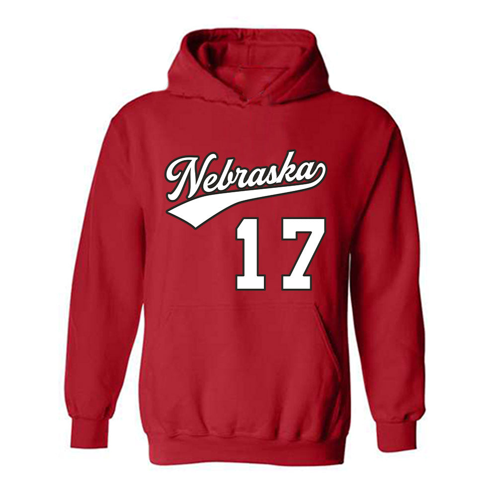 Nebraska - NCAA Women's Volleyball : Keoni Williams - Replica Shersey Hooded Sweatshirt-0