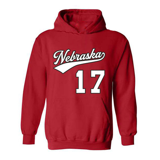 Nebraska - NCAA Women's Volleyball : Keoni Williams - Replica Shersey Hooded Sweatshirt-0