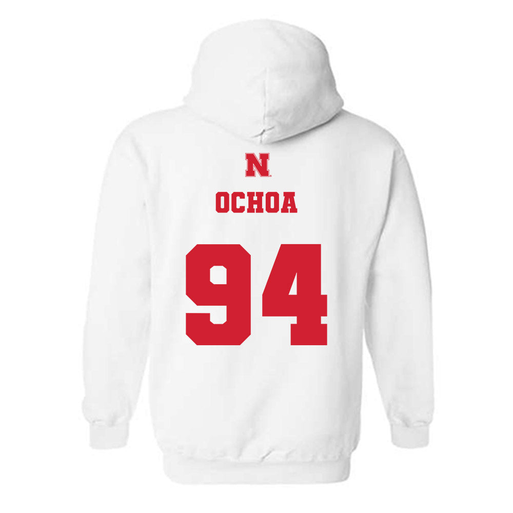 Nebraska - NCAA Football : Jordan Ochoa - Generic Shersey Hooded Sweatshirt-1