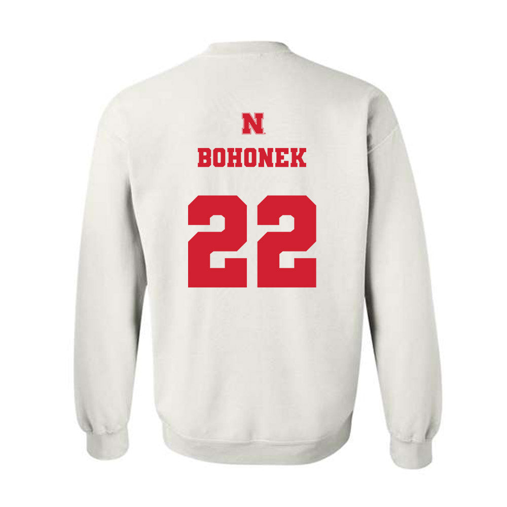 Nebraska - NCAA Women's Soccer : Carson Bohonek - Generic Shersey Crewneck Sweatshirt-1